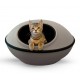 Designer Cat Pod-Lounger in Gray/Black