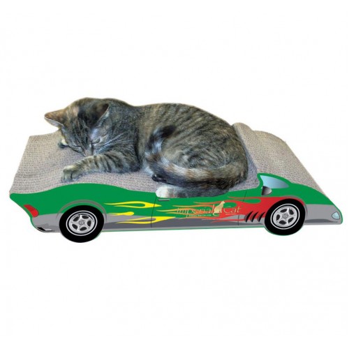 Racing Car Cardboard Cat Lounger Racing Car Cardboard Cat Lounger