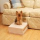 7" Tall Deluxe Foam 1 Step Pet Stair