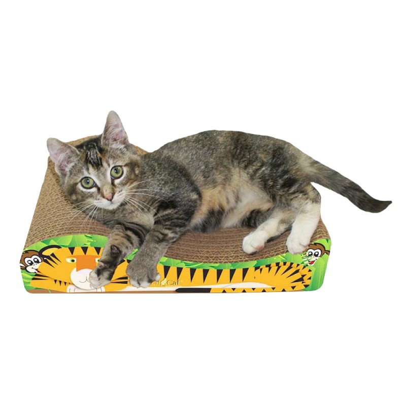 Small Tiger Cat Scratch Bed