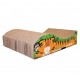 Tiger cat scratch pad lounge