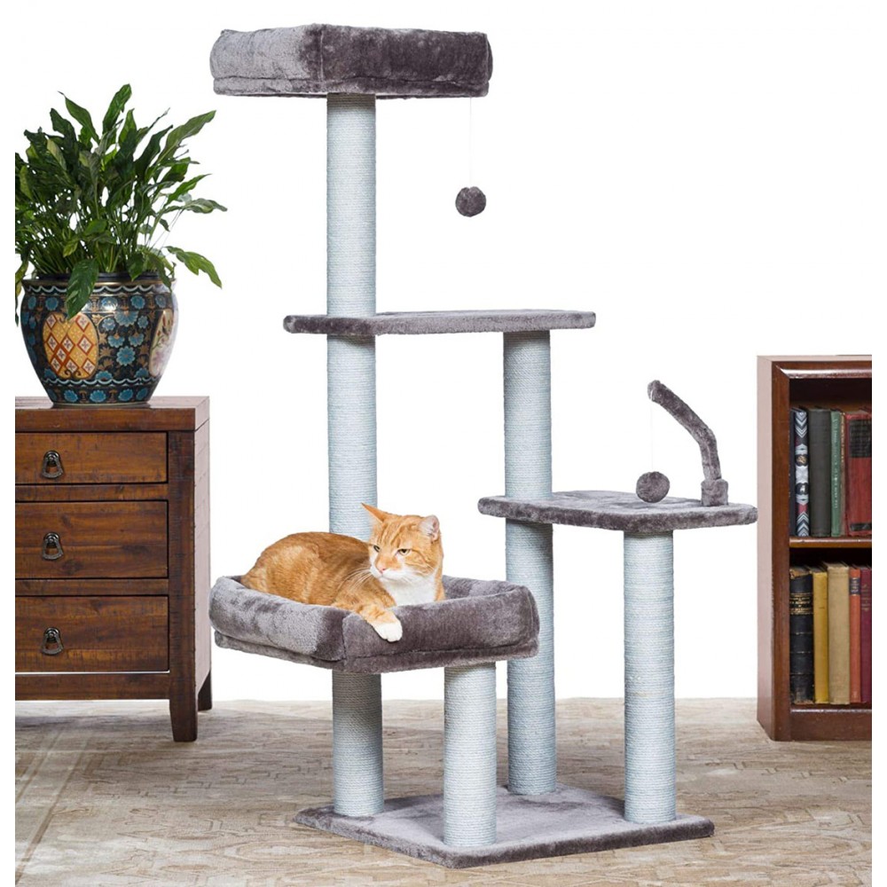 Cat Climbing Tree for Large Cats with Two Big Beds