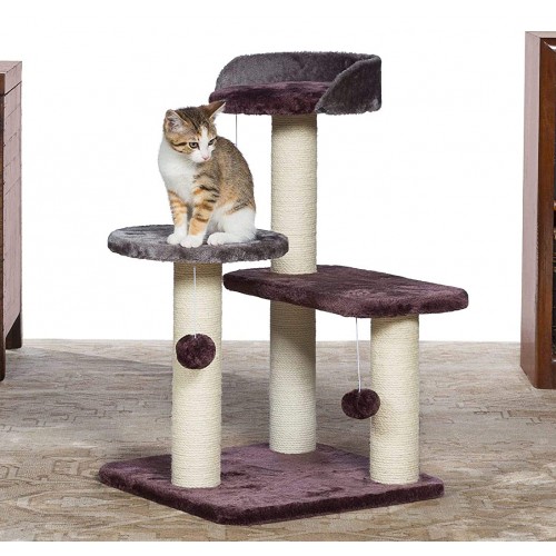 Plush Cat Perch Furniture for Senior Cats or Kitties