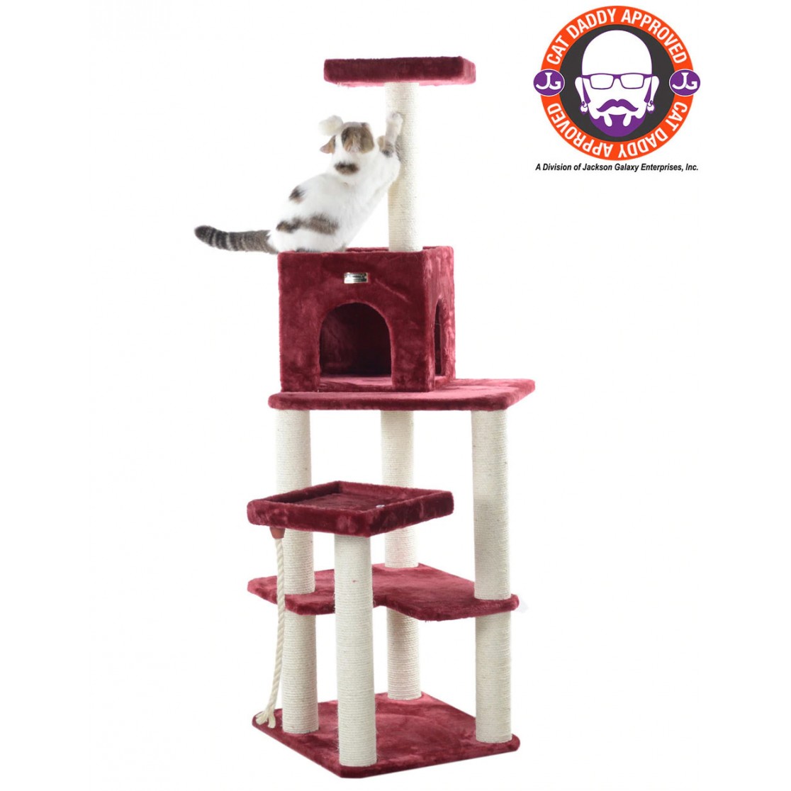 Cat Tree Scratcher with House, Perches & Scratching Posts