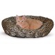 Self-Warming Bolster Cat Bed for Large Kitties