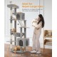 Heavy duty cat tree for multiple cats