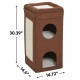 2 Story Cat Hideaway with Sisal Scratching Pad