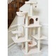 Cat Climbing Tower with Cave, Hammock & Rope