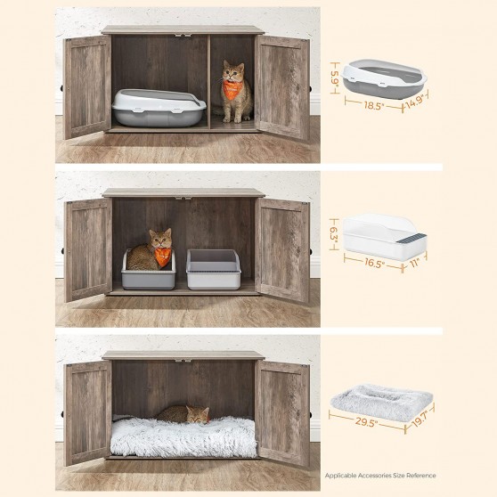 Cat furniture for large litter box