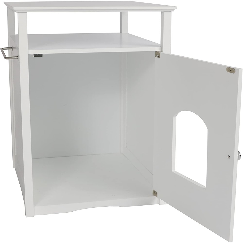 Cat Litter Box Furniture Night Stand for Hiding Litter Box Mess