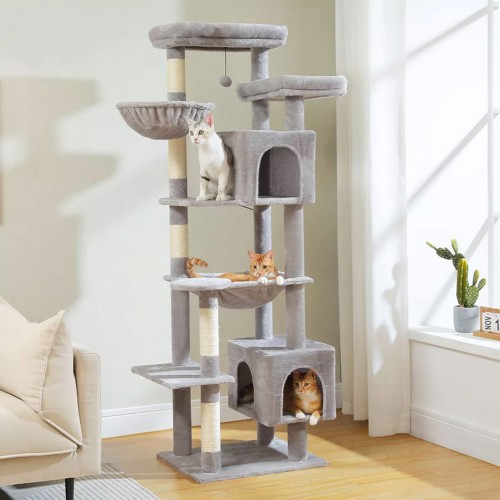 Tall Cat Tree for Large Cats with Hammock Tall Cat Tree for Large Cats with Hammock