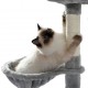 Sisal cat scratching posts and hanging basket