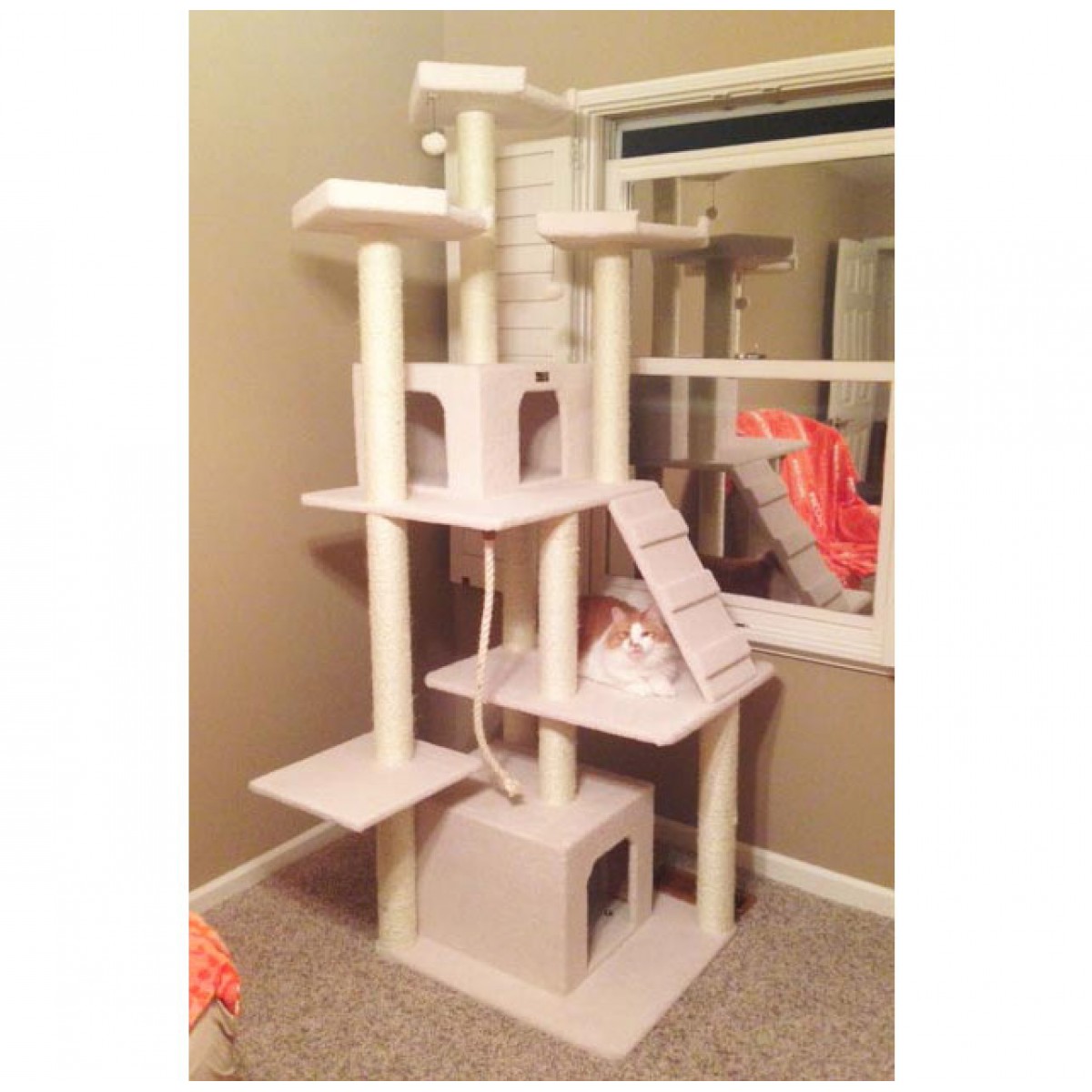 Extra Large Cat Tree Furniture with Beds & Ramp