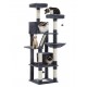 Cat climbing tower with hammock in Dark Gray