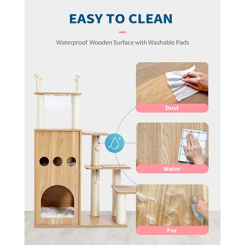 Easy cleaning