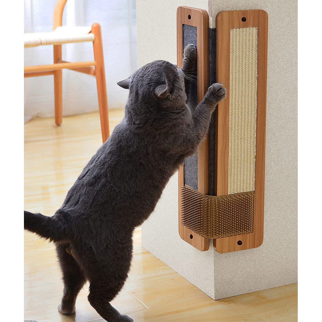 Cat Wall Scratcher for the Corner