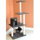 Discount cat condo in brown with 2 cats