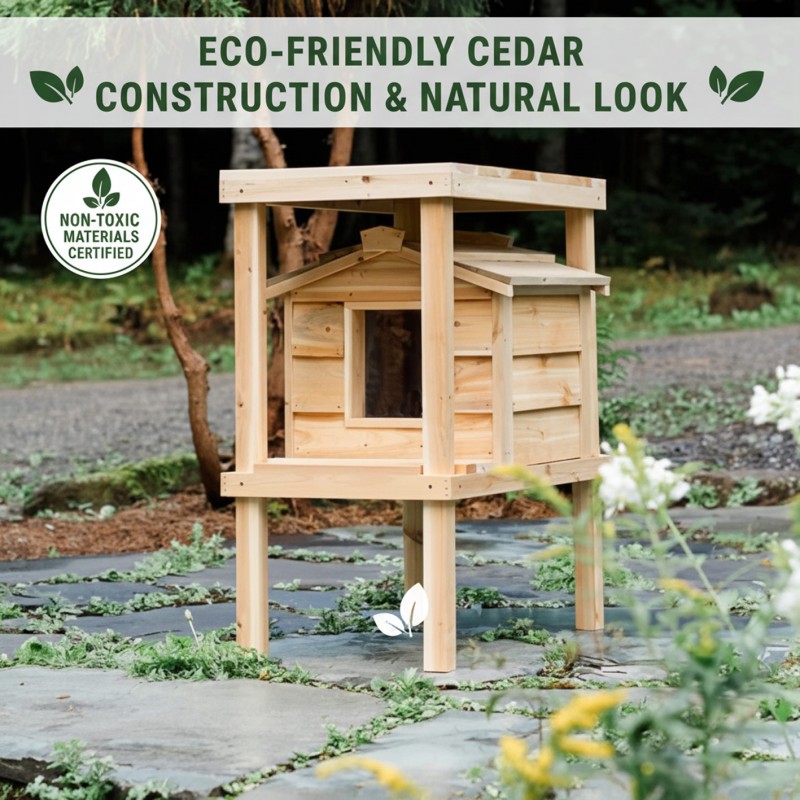 Eco-friendly cedar construction