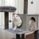 Two cat condos with removable cushions