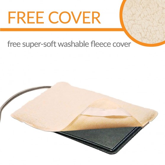 Free fleece cover is included