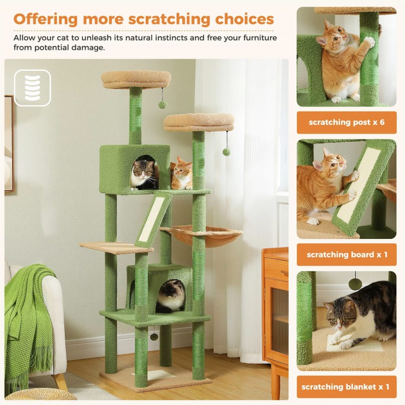 Plenty of scratching places