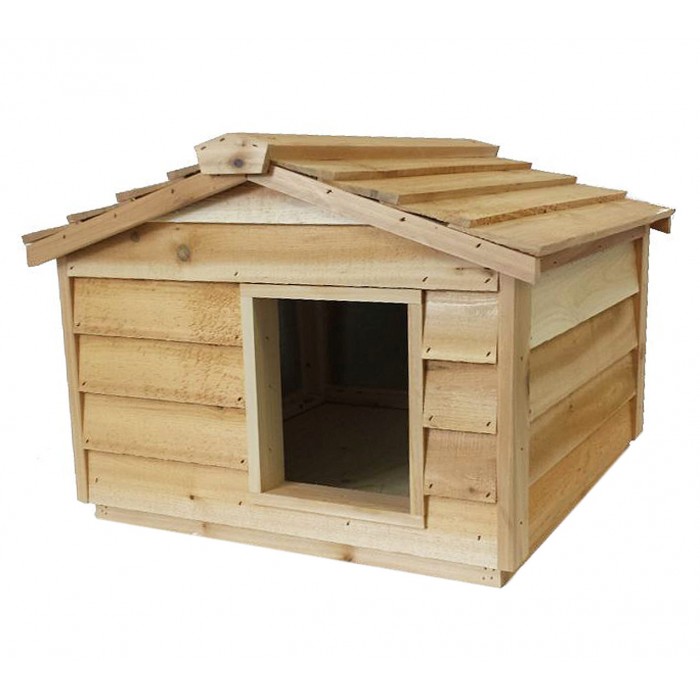 Large Outdoor Cat House Insulated for 3 to 4 Feral Cats