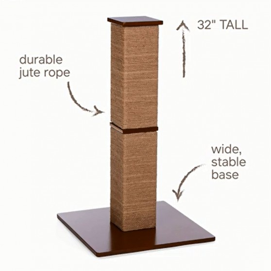 Large scratch post for big kitties