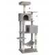 Cat tower with hammock in Light Gray