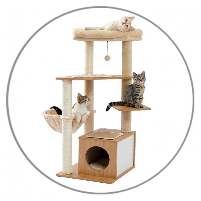 Cat Trees & Condos, Extra Tall Cat Towers for Multiple Cats