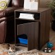 Modern furniture for cat litter box in brown