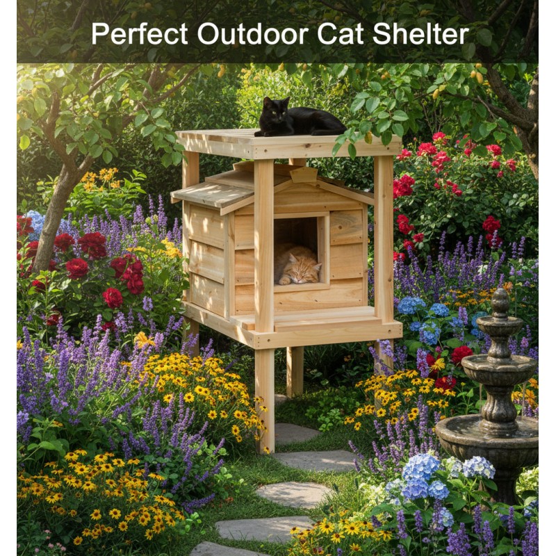 Perfect home for stray and feral cats