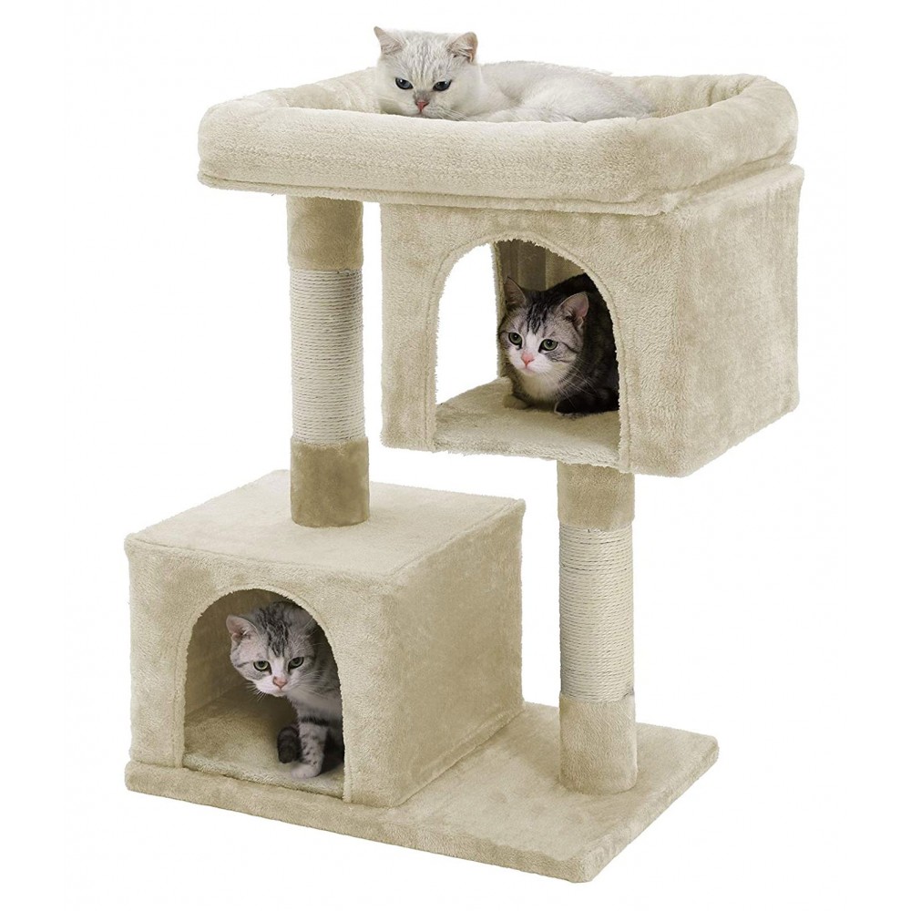 Small Cat Tree with Big Bed for Large Cats