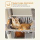 Large cat hammock with metal frame
