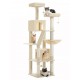 Tall cat tree with hammock in Beige
