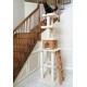 Tall cat climbing tree with 12 sisal scratching posts