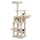 Indoor cat tree with hammock in Beige