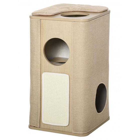 Two Story Cat Condo with Removable Covers