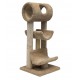 Small Wood Cat Tower Made in USA with Tunnel & Cradles