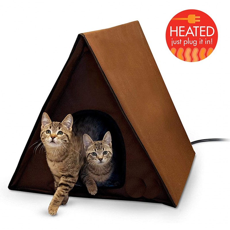 waterproof heated cat house