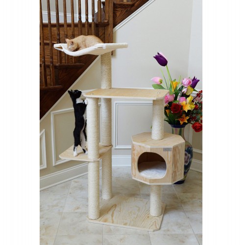 MDF Kitty Tree with House & Hammock