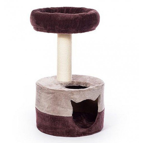Plush Kitty Condo Furniture with Bolstered Bed