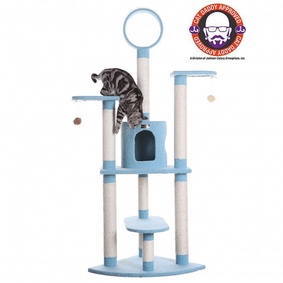 Play Cat Tower in Sky Blue