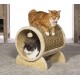Play Cat Tunnel with Scratching Sea Grass Panel