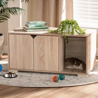 Modern Furniture for Hiding Large Cat Litter Box