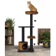 Cat on top of the stand