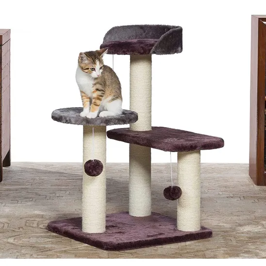 Plush Cat Perch Furniture for Senior Cats or Kitties