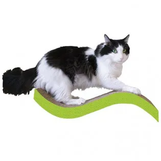 Curved Corrugated Kitty Scratching Pad 