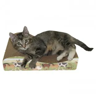 Corrugated Country Lounge Kitty Scratcher