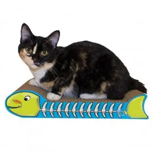 Fish Bone Kitty Scratcher and Bed