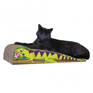 Iguana Corrugated Cat Scratch Bed
